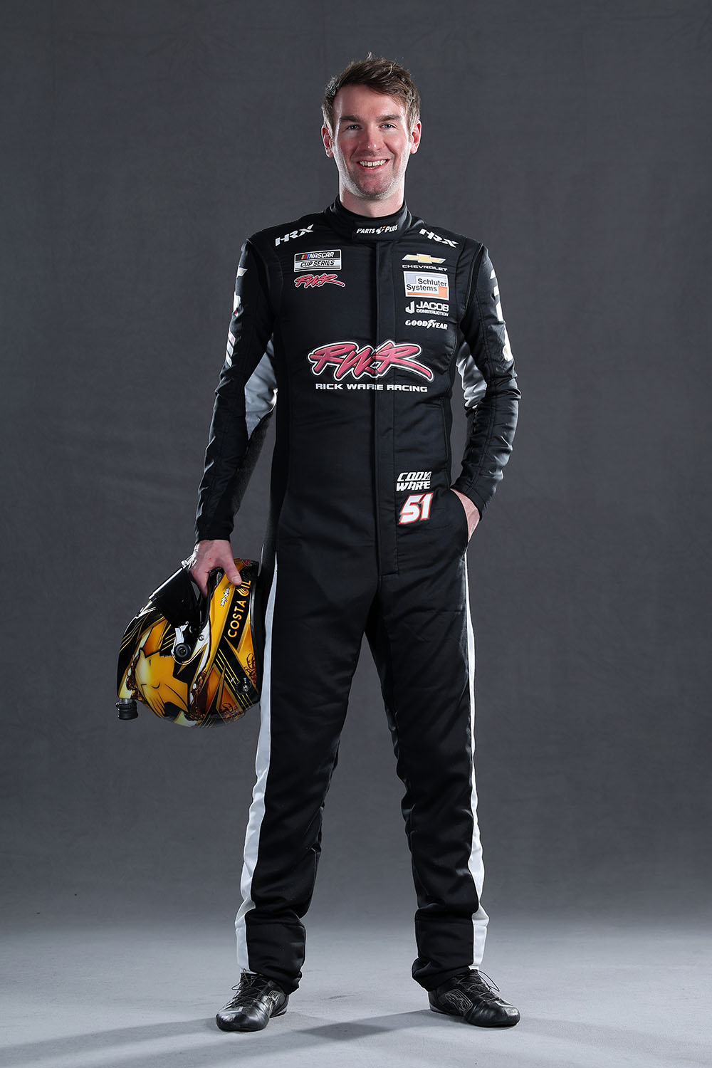 CHARLOTTE, NORTH CAROLINA - JANUARY 20: Cody Ware poses for a photo during NASCAR Production days  at Charlotte Convention Center on January 20, 2026 in Charlotte, North Carolina. (Photo by Jonathan Bachman/Getty Images)